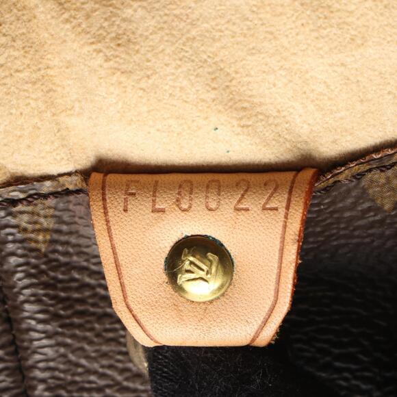 LOUIS VUITTON Authentic Brown Monogram Leather Tote Bag - Picture 5 of 10